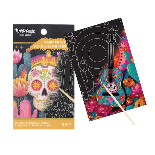 Brea Reese® Mini Day of the Dead Scratch Art Paper Pad